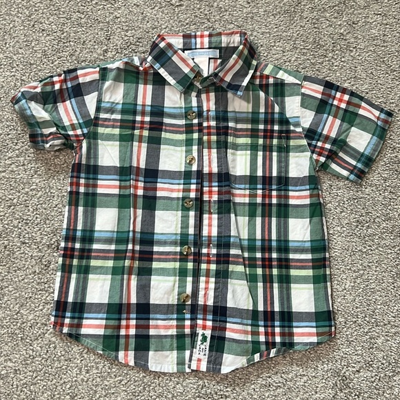 Janie and Jack EUC short sleeve button up 2t - Picture 1 of 4